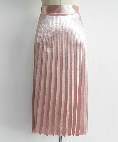 DHOLIC(ディーホリック)の「シルキープリーツミディスカート(スカート・レディース・FREE)」の3枚目の写真