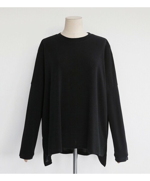 DHOLIC（ディーホリック）の「3COLORSアンバランスヘムTシャツ（Tシャツ/カットソー・レディース・FREE）」の2枚目の写真