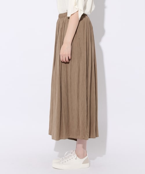 niko and...(ニコアンド)の「サテンギャザースカーチョ(パンツ・チャコール/ピンク/キャメル/ベージュ/ブルー)」の13枚目の写真