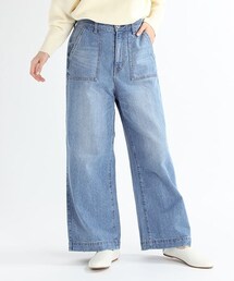 studio CLIP | 11オンズデニムワイドパンツ(パンツ)