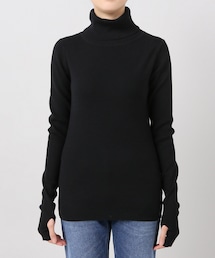 新品◆アパルトモン◇Rib T/N Knit レッド フリーサイズ　リブタートル 21aw タグ付き アパルトモン L'Appartement Rib T/N Knit レッド