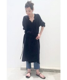 ワンピース L'Appartement Knit Onepiece L'Appartement（アパルトモン）の「◇COL PIERROT Crossover one