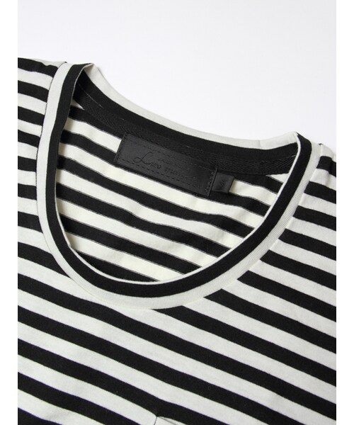 Luv maison（ラブメゾン）の「ダメージニットアンサンブルVネックニット（トップス・メンズ・ブラック/ホワイト・M/L）」の5枚目の写真