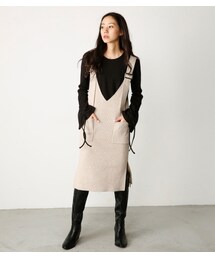 MOUSSY | MOUSSY RIB KNIT JUMPER スカート(スカート)