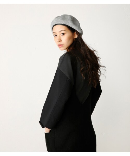 MOUSSY（マウジー）の「MOUSSY RIB KNIT JUMPER スカート（スカート・レディース・BLK/L/BEG・F）」の10枚目の写真