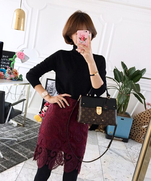 no brand（ノーブランド）の「IMVELY 基本が大事タートルネックニット(C)FDB（ニット/セーター・レディース・アイボリー(IV)/ライトベージュ(LBE)/グレー(GR)・FREE）」の13枚目の写真