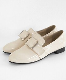 DHOLIC | エナメル調バックルベルトローファー(パンプス)
