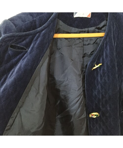 キュウリガン（キュウリガン）の「【個性的】エレガントボタンベロアBIGジャケットコート（その他アウター・メンズ・その他）」の10枚目の写真