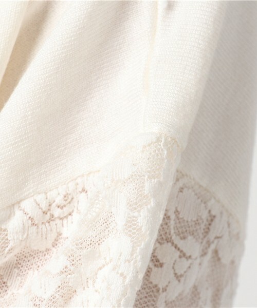 archives（アルシーヴ）の「レース袖2wayプルオーバー（ニット/セーター・レディース・オフホワイト/ブラック/ブルー・MEDIUM）」の10枚目の写真