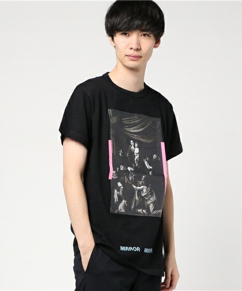 off white（オフホワイト）の「OFF WHITE 『CARAVAGGIO』Tシャツ（Tシャツ/カットソー・メンズ・ホワイト/ブラック・SMALL）」の2枚目の写真