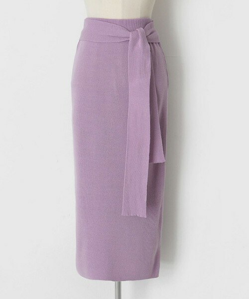 DHOLIC（ディーホリック）の「ウエストタイニットミモレスカート（スカート・レディース・FREE）」の5枚目の写真