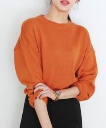 DHOLIC | 6COLORSラウンドネックニットプルオーバー(ニット/セーター)