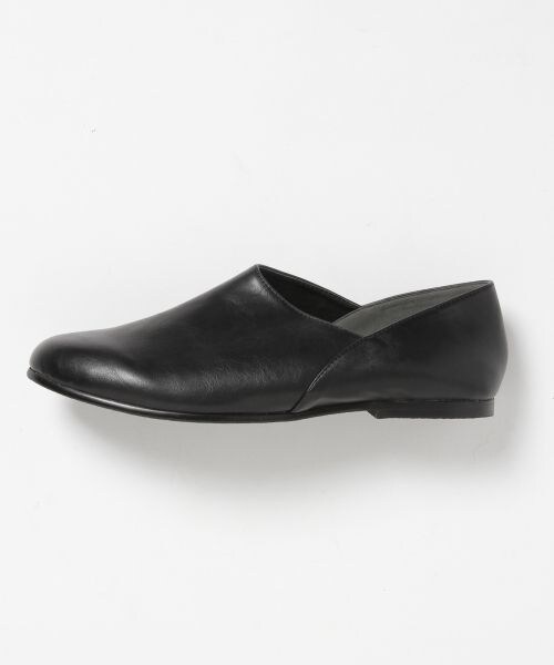 RAGEBLUE(レイジブルー)の「<2WAY仕様>レザースリッポンシューズ(シューズ・ブラック/ブラウン)」の4枚目の写真