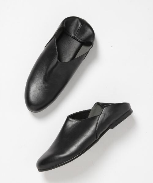 RAGEBLUE(レイジブルー)の「<2WAY仕様>レザースリッポンシューズ(シューズ・ブラック/ブラウン)」の3枚目の写真