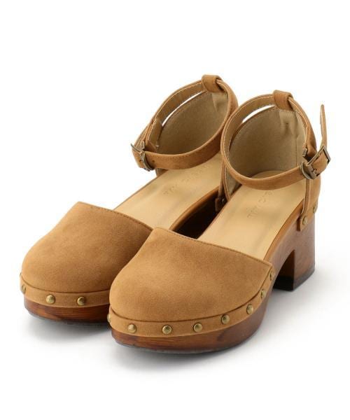 RAY CASSIN（レイカズン）の「サボサンダル（シューズ・レディース・ブラック/キャメル/ライトグレー・M/L）」の3枚目の写真