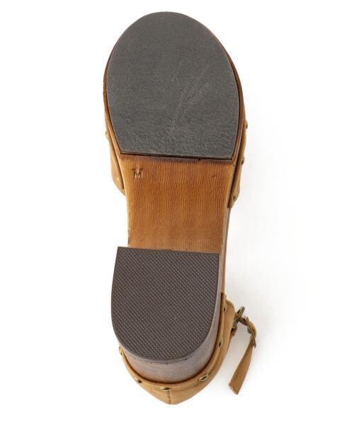 RAY CASSIN（レイカズン）の「サボサンダル（シューズ・レディース・ブラック/キャメル/ライトグレー・M/L）」の8枚目の写真