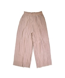 flower | slender pleats pants ～ｽﾚﾝﾀﾞｰﾌﾟﾘｰﾂﾊﾟﾝﾂ(その他パンツ)