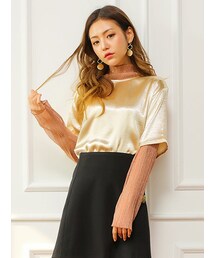 KORMARCH | ラウンドネックショートスリーブTシャツ(Tシャツ/カットソー)