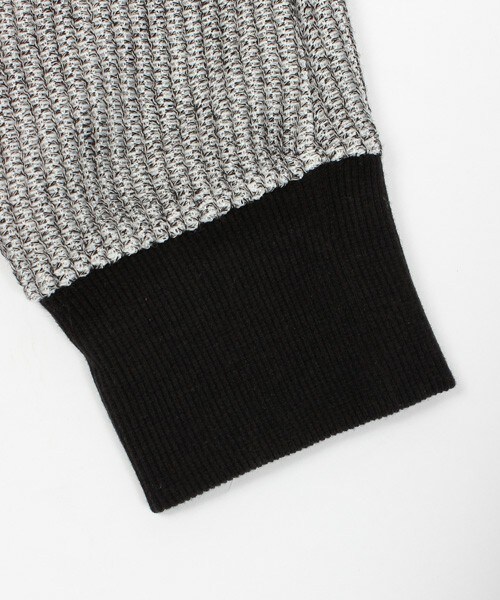 ESSENTIAL GARMENT MEN'S BIGI（エッセンシャルガーメントメンズビギ）の「MA-1 / メランジラッセル（サーフ＆サファリ）（ミリタリージャケット・メンズ・杢グレー/ネイビー・SS/S/M/L）」の9枚目の写真