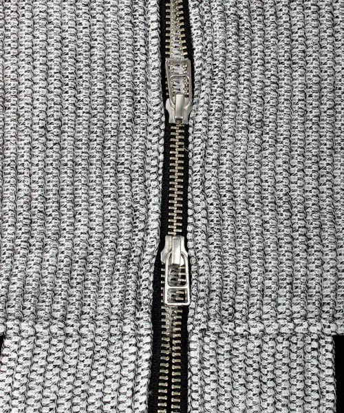 ESSENTIAL GARMENT MEN'S BIGI（エッセンシャルガーメントメンズビギ）の「MA-1 / メランジラッセル（サーフ＆サファリ）（ミリタリージャケット・メンズ・杢グレー/ネイビー・SS/S/M/L）」の6枚目の写真