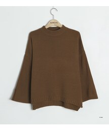 FLYMODEL | シンプルスリーブスリットドロップショルダーニット(P0000RIK)(ニット/セーター)