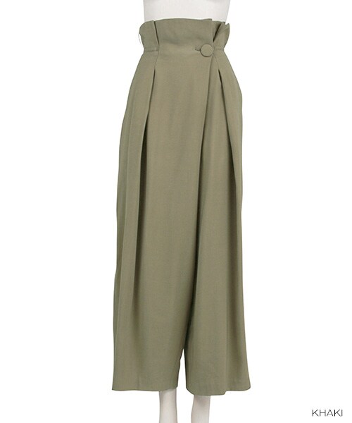 RANDA（ランダ）の「ワイドパンツ（パンツ・レディース・ベージュ/ピンク/カーキ・0/1/2）」の3枚目の写真