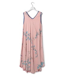 ホォアナデアルコ　juana de arco シャツワンピース　ユーカリ Juana de Arco ホォアナデアルコ ワンピース S 緑(総柄) 【古着