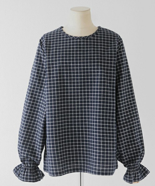 DHOLIC（ディーホリック）の「ラウンドネックチェックブラウス（シャツ/ブラウス・レディース・FREE）」の2枚目の写真