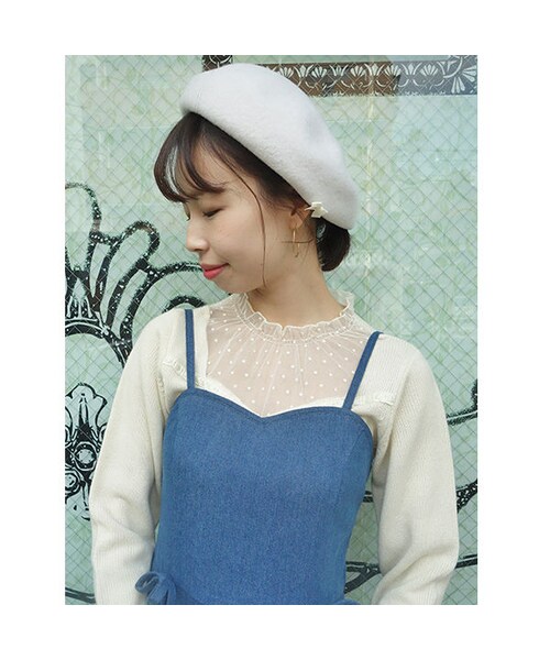 F i.n.t(フィント)の「プチリボンベレー/F i.n.t(ハンチング/ベレー帽・レディース・その他)」の4枚目の写真