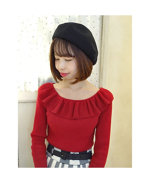 F i.n.t(フィント)の「プチリボンベレー/F i.n.t(ハンチング/ベレー帽・レディース・その他)」の3枚目の写真