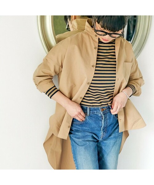 C'est pas grave(セパグラーブ)の「C'est pas Grave(セパ・グラーヴ) アシンメトリーシャツ(シャツ/ブラウス・レディース・38(M))」の1枚目の写真