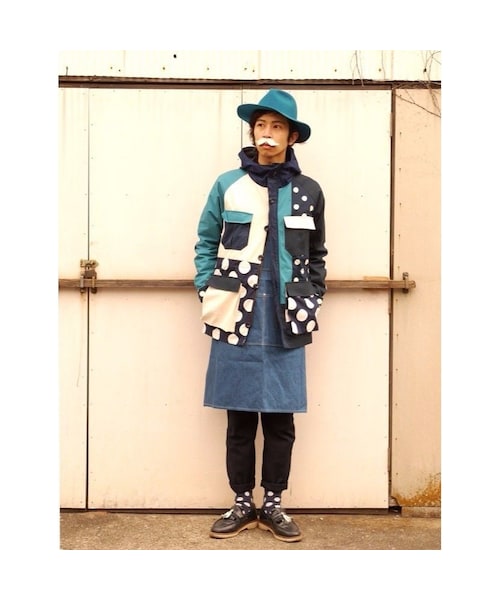 NIRAME.CO（ニラメッコ）の「タウンテンぱーかー　～群青～（マウンテンパーカー・メンズ・その他）」の2枚目の写真