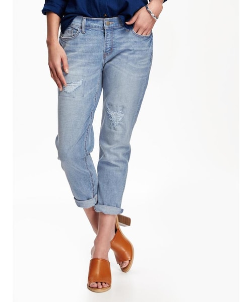 OLD NAVY（オールドネイビー）の「Boyfriend Skinny Ankle Cropped Jeans (24") for Women（デニムパンツ・レディース・SECOND HAND・Petite 12）」の2枚目の写真