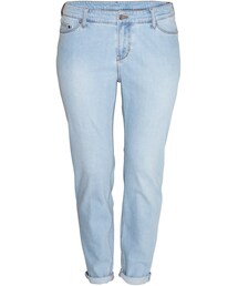 H&M | H&M - H&M+ Girlfriend Low Jeans - Light denim blue - Ladies(デニムパンツ)