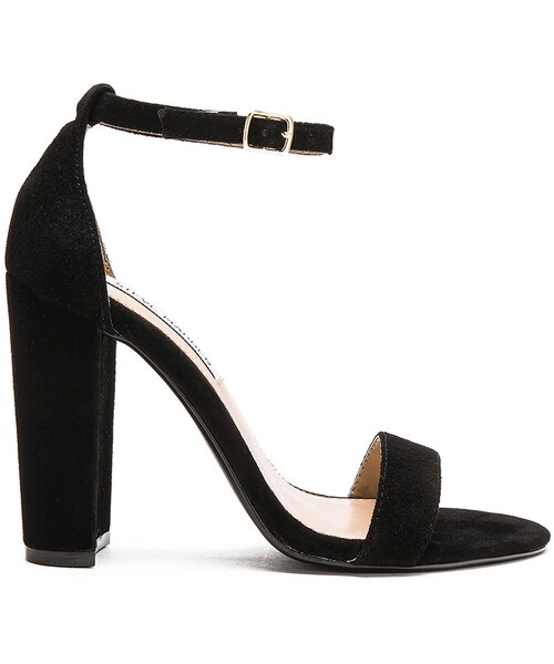 STEVE MADDEN(スティーブマデン)の「Steve Madden Carrson(サンダル・レディース・Black Suede_WZ209/Blue Suede_WZ235/Dark Red Suede_WZ250・6/6.5/7/7.5/8/8.5/9/9.5/10)」の1枚目の写真