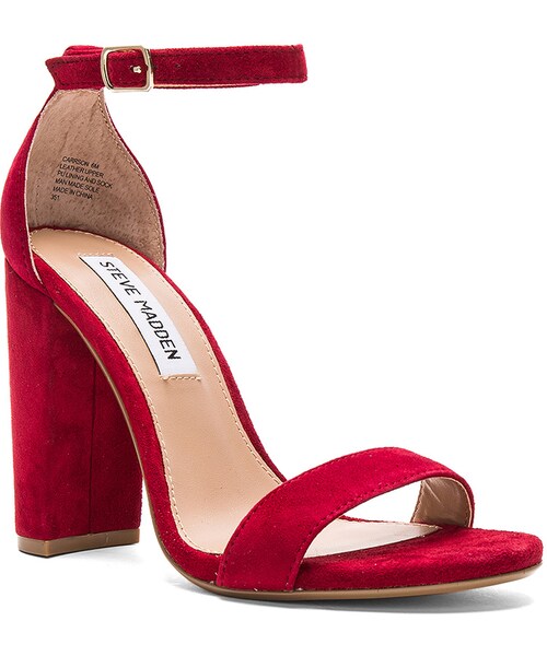 STEVE MADDEN(スティーブマデン)の「Steve Madden Carrson(サンダル・レディース・Black Suede_WZ209/Blue Suede_WZ235/Dark Red Suede_WZ250・6/6.5/7/7.5/8/8.5/9/9.5/10)」の6枚目の写真