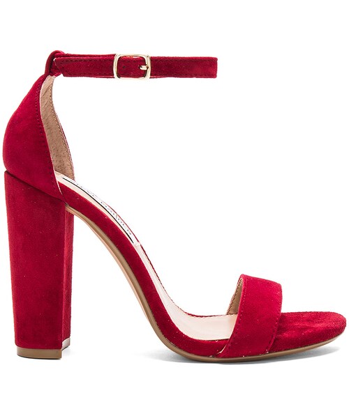 STEVE MADDEN(スティーブマデン)の「Steve Madden Carrson(サンダル・レディース・Black Suede_WZ209/Blue Suede_WZ235/Dark Red Suede_WZ250・6/6.5/7/7.5/8/8.5/9/9.5/10)」の5枚目の写真