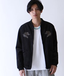 新品 タグ付き FREAK'S STORE ベロア スカジャン ブラック L 新品 タグ付き FREAK'S STORE ベロア スカジャン ブラック L - メルカリ