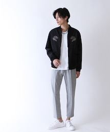 新品 タグ付き FREAK'S STORE ベロア スカジャン ブラック L 新品 タグ付き FREAK'S STORE ベロア スカジャン ブラック L - メルカリ
