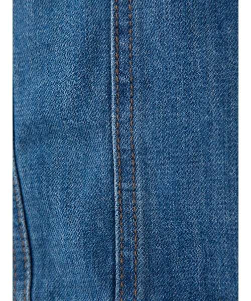 w closet(ダブルクローゼット)の「【S/S】ウォッシュ加工ビッグロングGジャン(ジャケット/アウター・レディース・ブルー/ネイビー・FREE)」の13枚目の写真