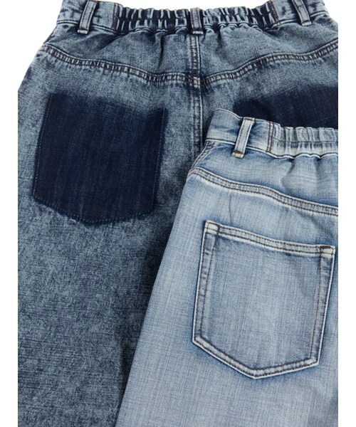 w closet（ダブルクローゼット）の「【S/S】ケミカルウォッシュデニムパンツ（パンツ・レディース・ブリーチサックス/ケミカルブルー・FREE）」の11枚目の写真