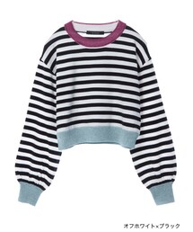 w closet | 【S/S】天竺編みリブラメプルオーバー(トップス)