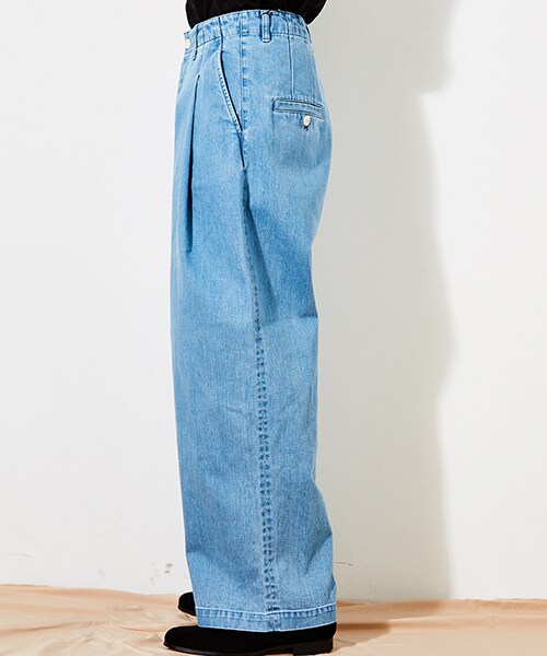 Name.（ネーム）の「ワイドデニムPT BLEACH（）」 - WEAR