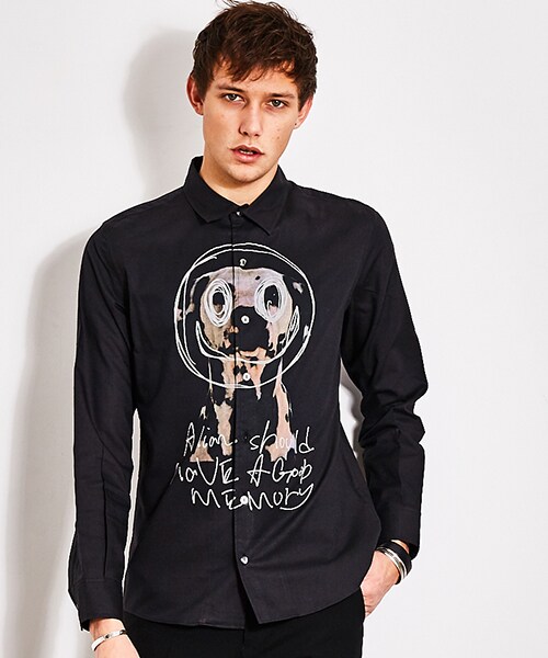 SHAREEF（シャリーフ）の「プリントシャツ DOG（）」 - WEAR