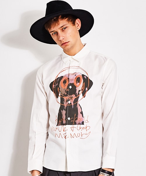 SHAREEF（シャリーフ）の「プリントシャツ DOG（）」 - WEAR