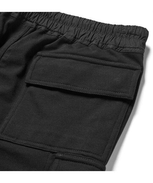 Rick Owens(リックオウエンス)の「Rick Owens Slim-Fit Tapered Cotton-Jersey Cargo Sweatpants(その他パンツ・メンズ・Black・IT46/IT48/IT50/IT52/IT54/IT56)」の5枚目の写真