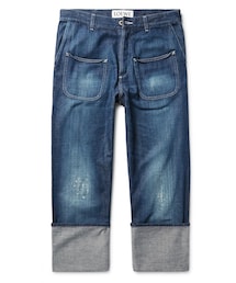 LOEWE（ロエベ）の「Loewe Cuffed Distressed Denim Jeans