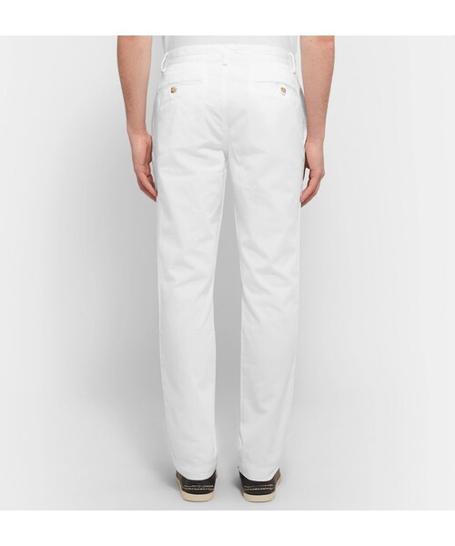 POLO RALPH LAUREN(ポロ ラルフ ローレン)の「Polo Ralph Lauren Slim-Fit Cotton-Twill Chinos(その他パンツ・メンズ・White・30/32/33/34/36/38)」の6枚目の写真