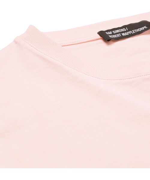 RAF SIMONS(ラフシモンズ)の「Raf Simons + Robert Mapplethorpe Foundation Printed Cotton-Jersey T-Shirt(Tシャツ/カットソー・メンズ・Pink・XS/L/XL)」の3枚目の写真