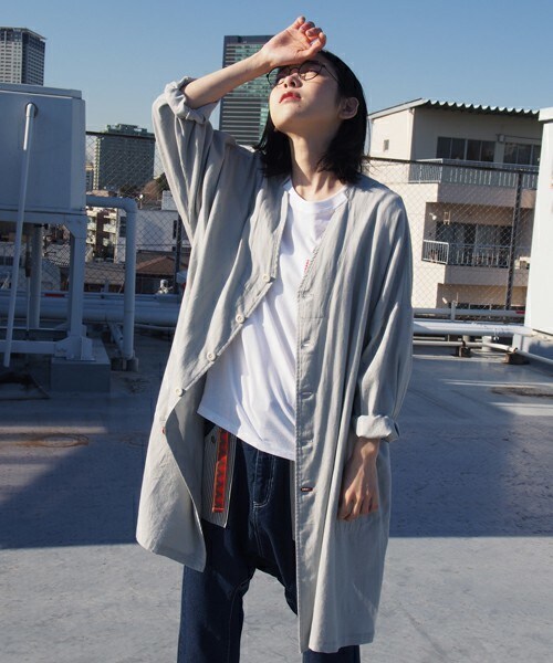 FRAPBOIS（フラボア）の「ローブコート（ノーカラージャケット）」 - WEAR